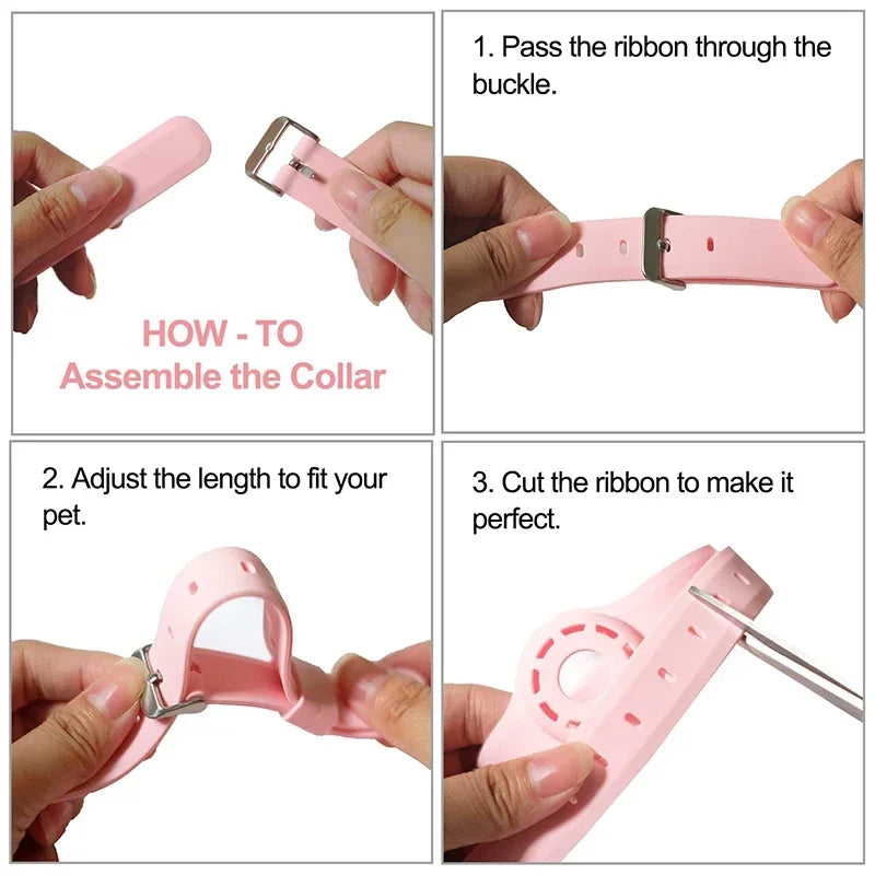 New Silicone Anti-Lost Pet Cat Collar for the Apple Airtag Protective Tracker anti Lost Positioning Collar Adjustable Pet Collar