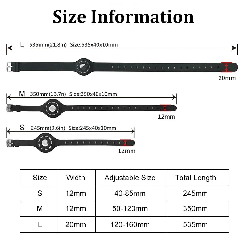 New Silicone Anti-Lost Pet Cat Collar for the Apple Airtag Protective Tracker anti Lost Positioning Collar Adjustable Pet Collar
