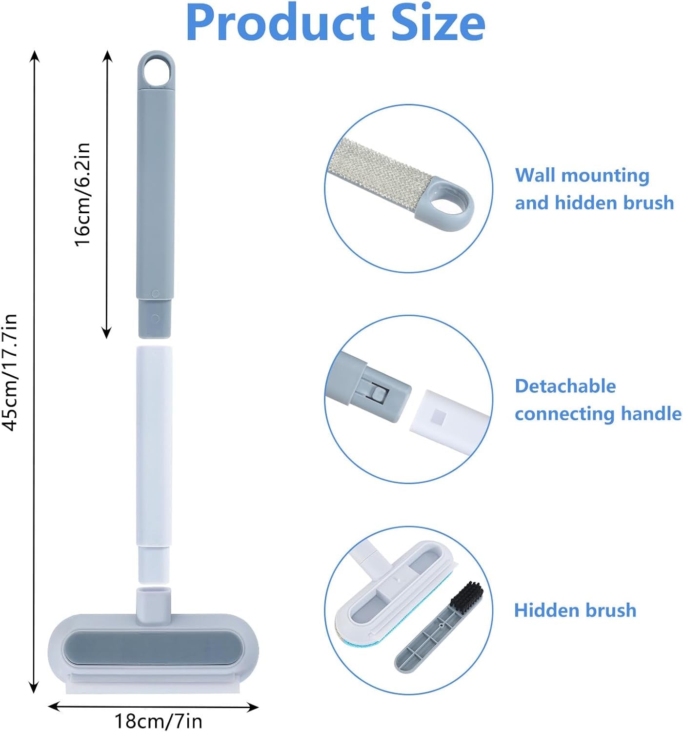 Pet Hair Remover Multifunctional Carpet Pet Hair Remover 4 in 1 Dog Hair Remover Cleaning Brush Multipurpose Clothes Brush for Carpet Clothes Couch Glass Cars